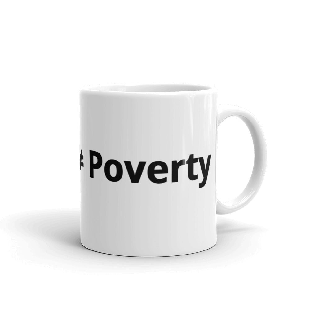 Purpose ≠ Poverty glossy mug